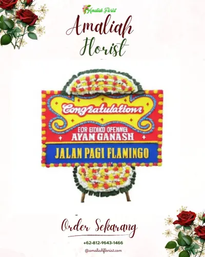 Bunga Papan Congratulation di Karangtalok